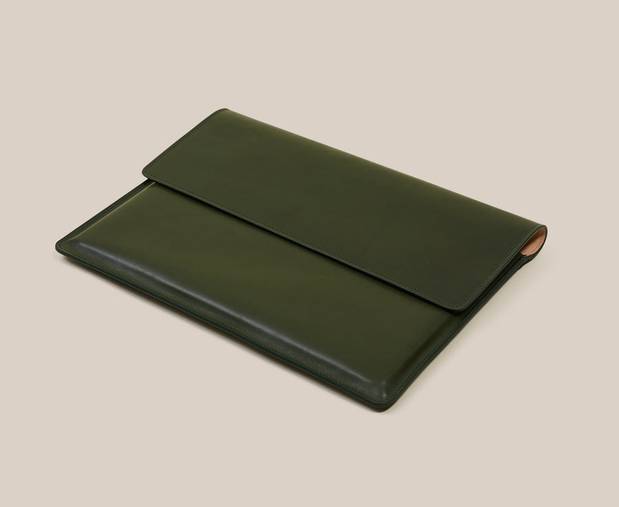 leather laptop sleeve