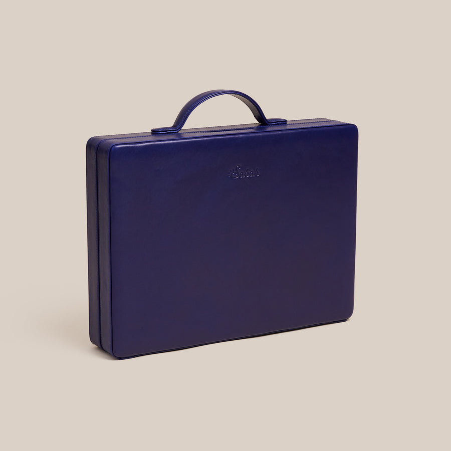 Backgammon Traveler's Case Set - Blue
