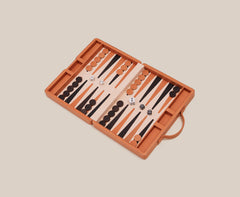 Backgammon Traveler's Case Set - Camel