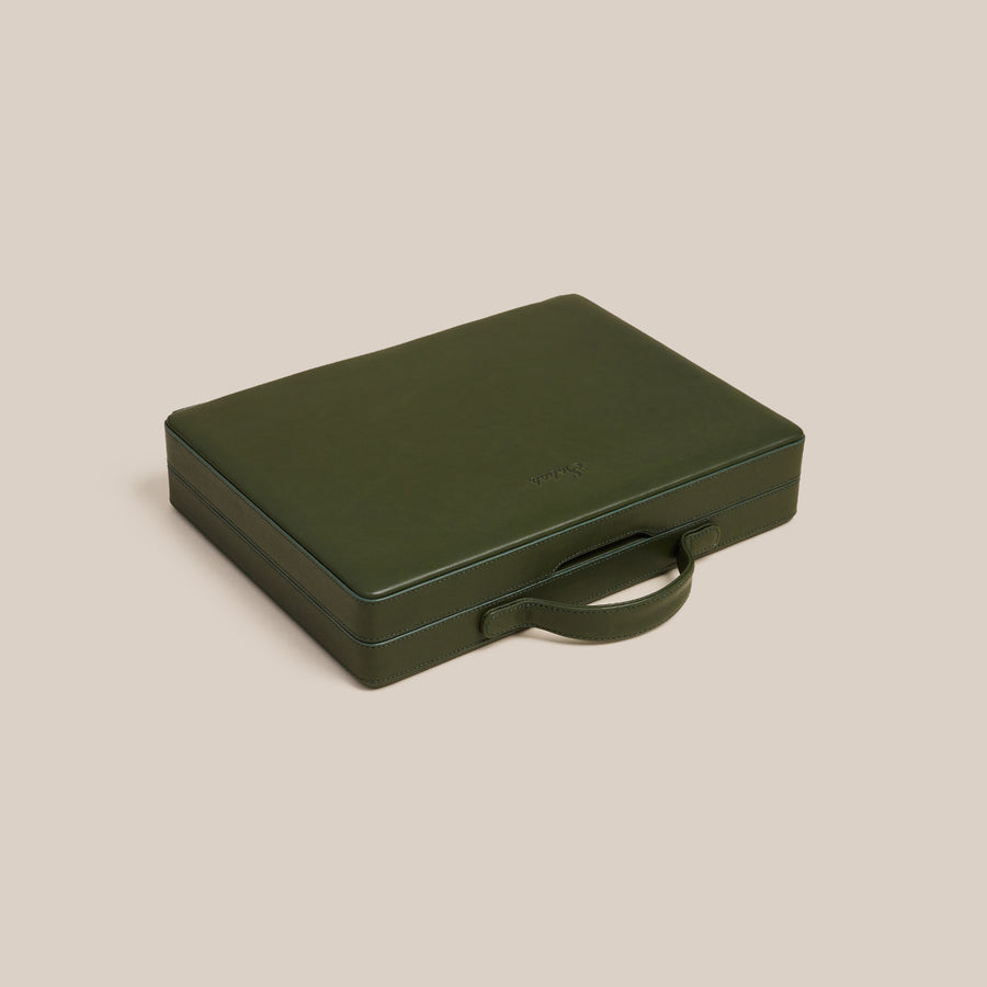 Backgammon Traveler's Case Set - Green