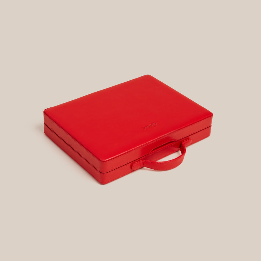 Backgammon Traveler's Case Set - Red