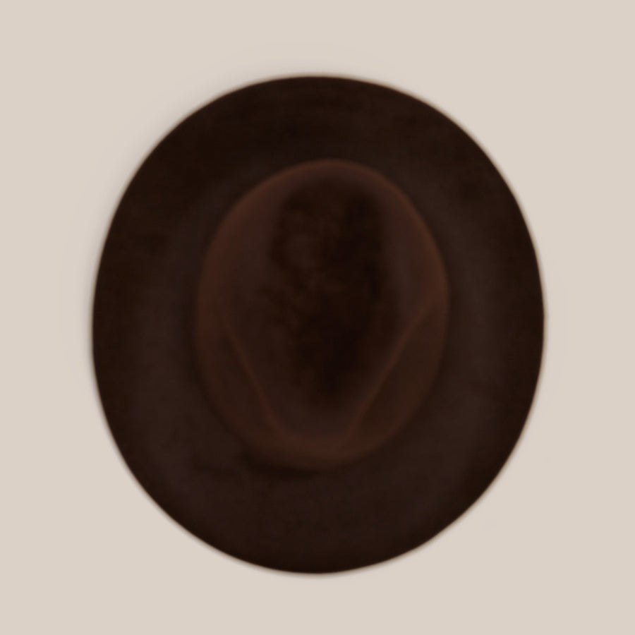 Yaltch Fedora Hat In Chocolate
